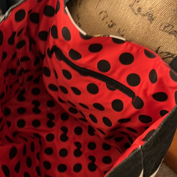 Disney Limited Edition Mickey & Minnie Mouse Large Tote Bag NWOT - Picture 4 of 5